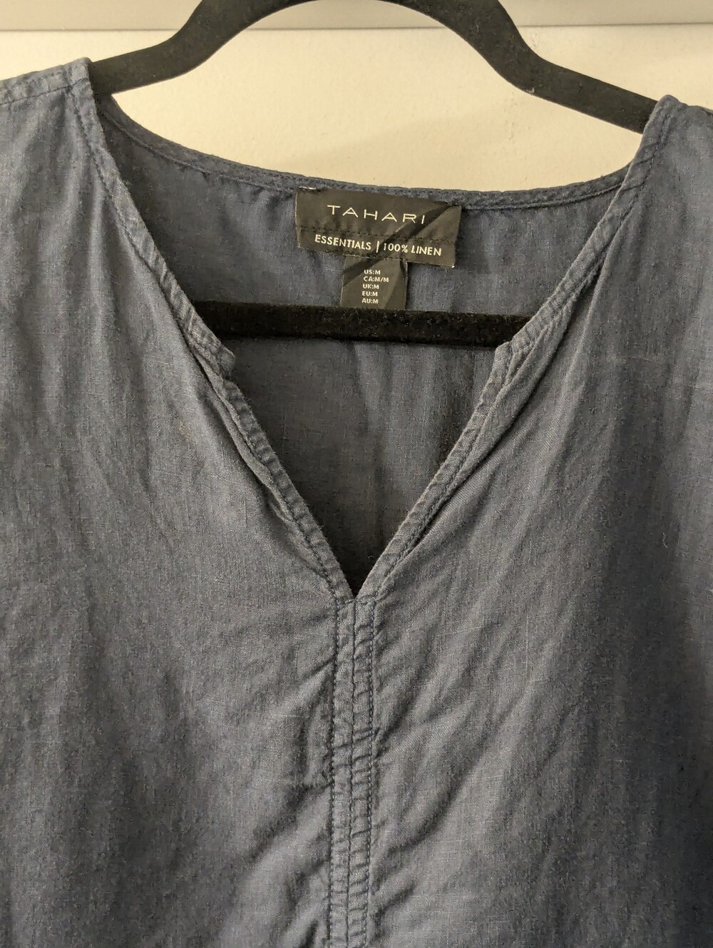 Tahari Linen Blouse - Picture 2 of 8